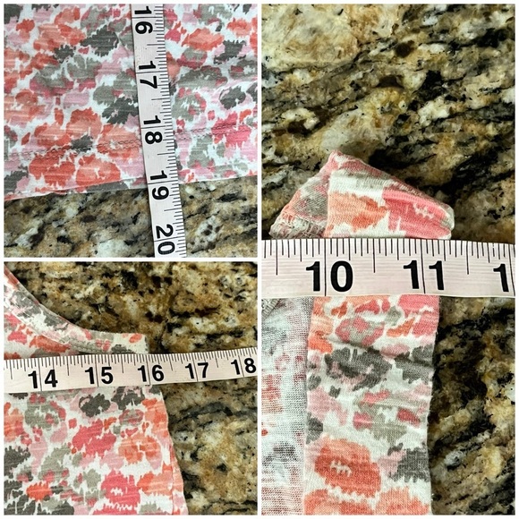 Ann Taylor LOFT Sleeveless Blouse Womens  Floral Tank Top New Preppy Casual XS - Picture 6 of 9